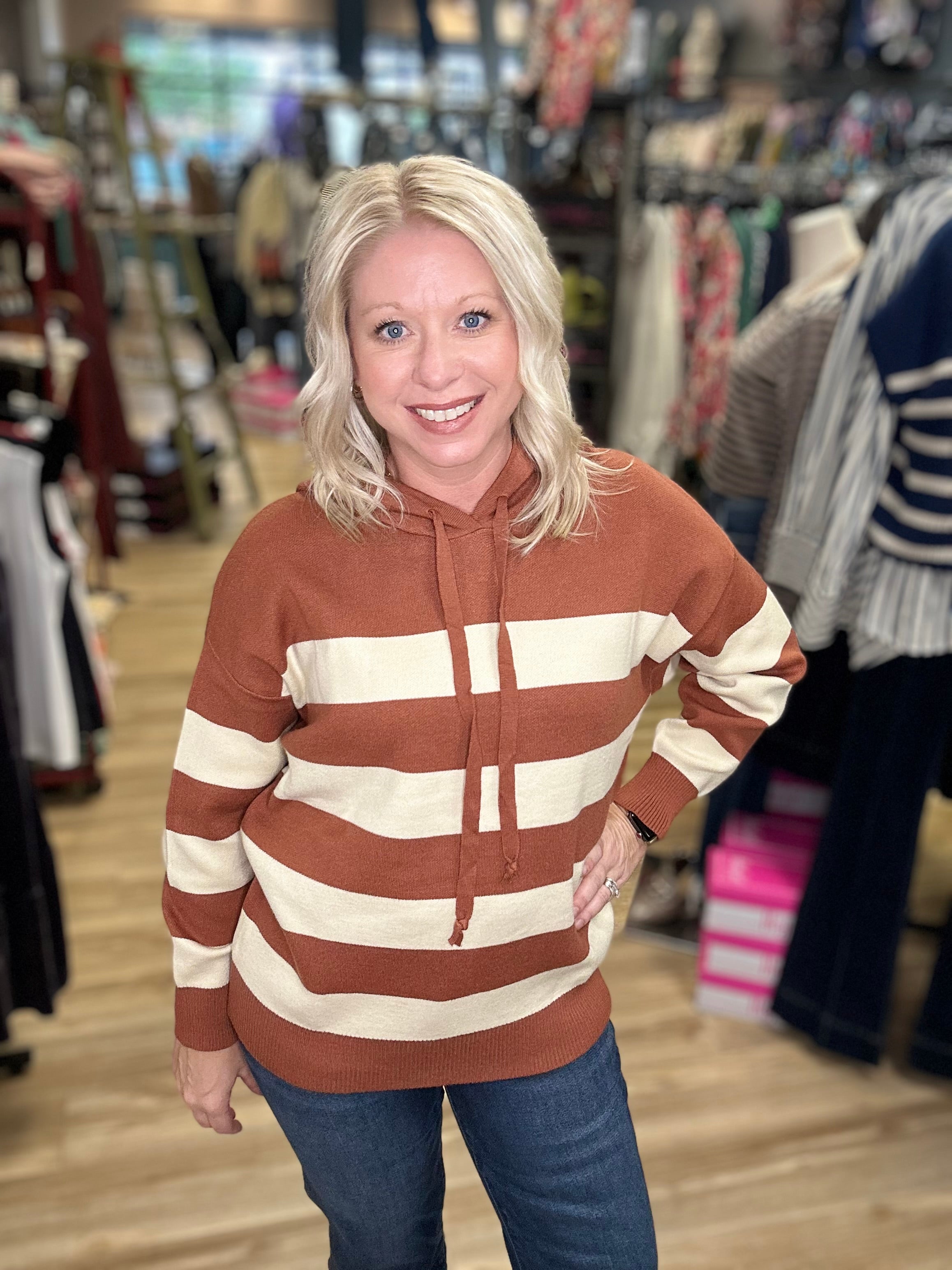 Heavenly Luxe Stripe Pullover