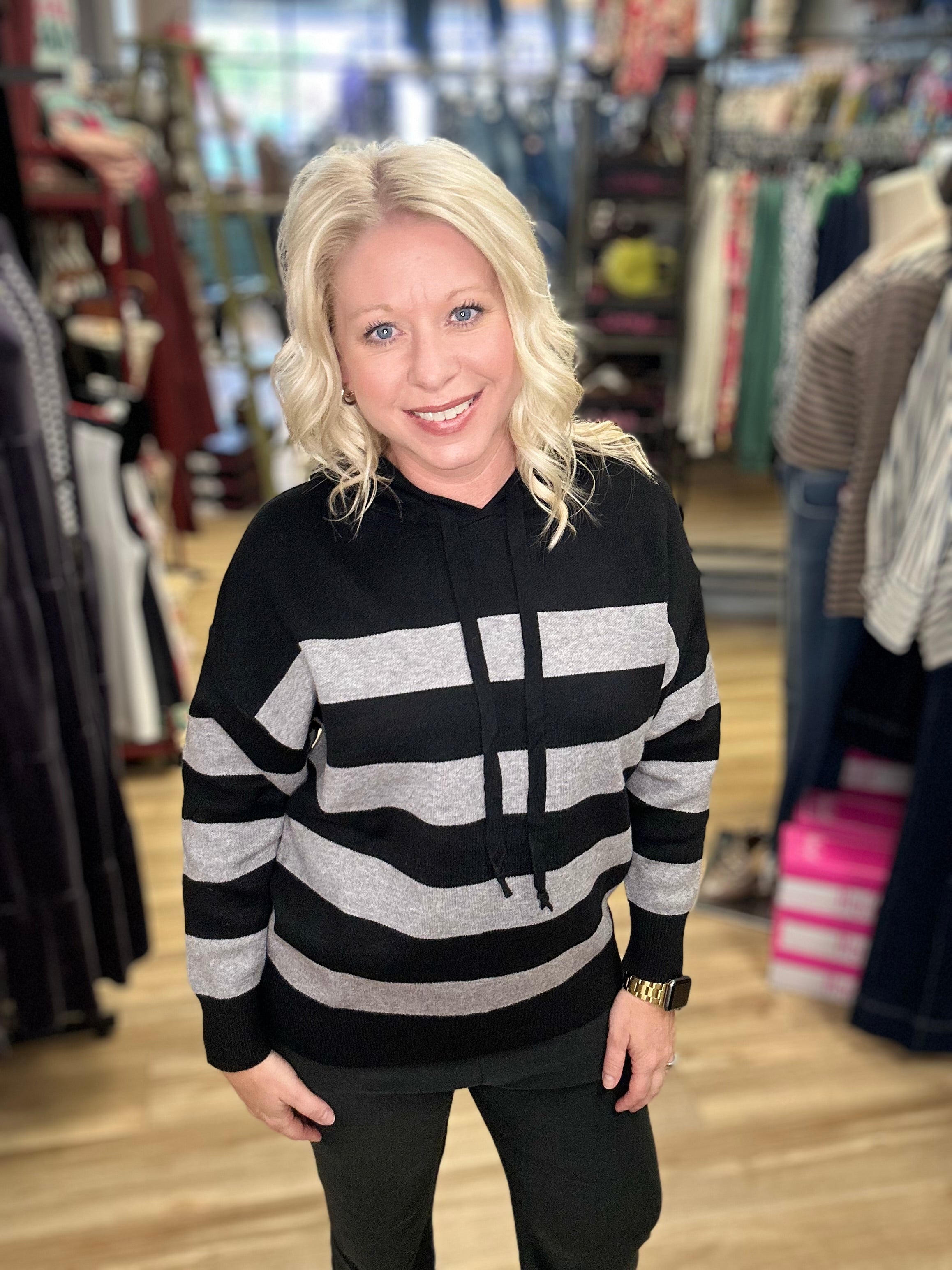 Heavenly Luxe Stripe Pullover