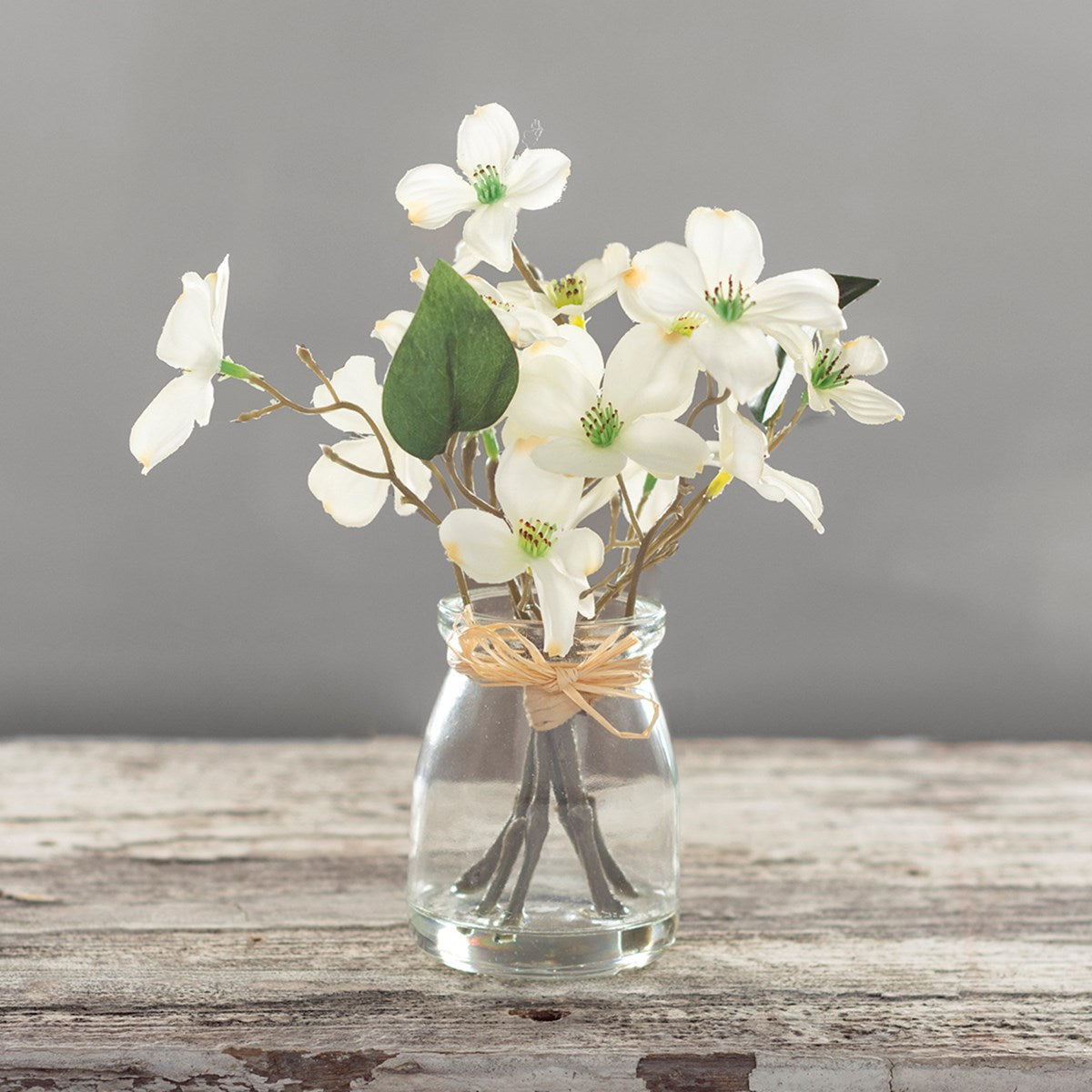  WORCESTER DOGWOOD FLOWER VACE！ Glass Vase, Dogwood Blossom, 8